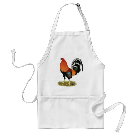 Gamecock Wheaten Rooster Standaard Schort (Voorkant)