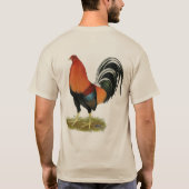 Gamecock Wheaten Rooster T-shirt (Achterkant)