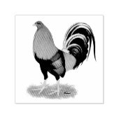 Gamecock Wheaten Rooster Zelfinktende Stempel (Design)