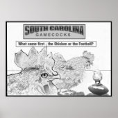 Gamecocks Art Poster (Voorkant)