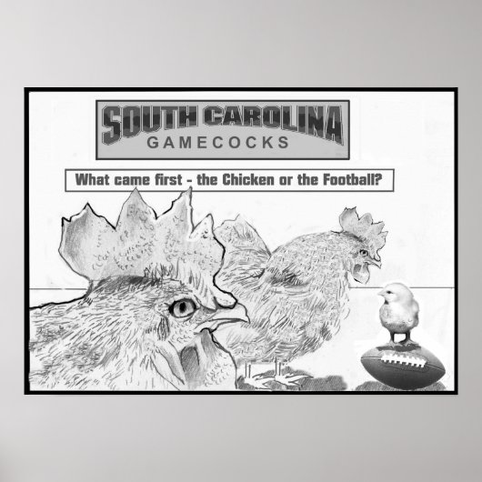 Gamecocks Art Poster (Voorkant)