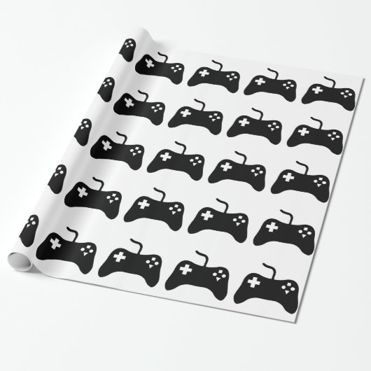 Gameconsole Cadeaupapier (Uitgerold)