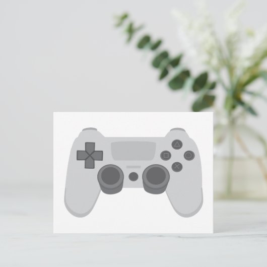Gamecontroller Briefkaart (Staand voorkant)