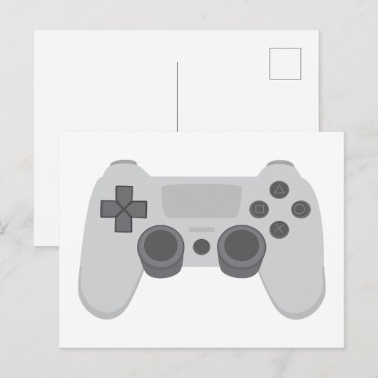 Gamecontroller Briefkaart (Voorkant / Achterkant)