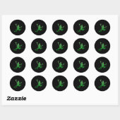 Gamecontroller Mannen Jongens Kinderen Tieners - V Ronde Sticker (Vel)