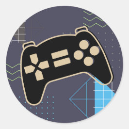 gamecontroller ronde sticker