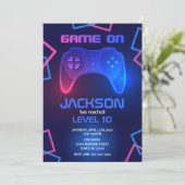 Gamecontroller Tiener Videospel Gamer Verjaardag Kaart (Staand voorkant)