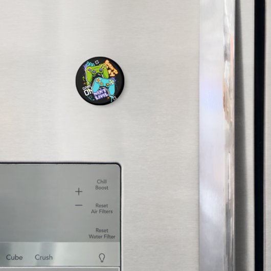 Gamecontrollers Graffiti Gamen Geboren om te Spel Magneet (Insitu (Koelkast))