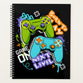 Gamecontrollers Graffiti Gamen Geboren om te Spel Planner (Voorkant)