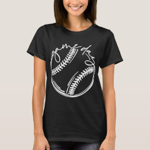 Gamedag Baseball Life Softball Life for Game Day T-shirt