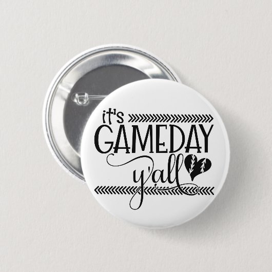 Gamedag Ronde Button 5,7 Cm (Voorkant /achterkant)