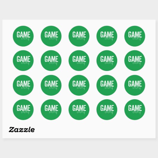 Gamedag Ronde Sticker (Vel)