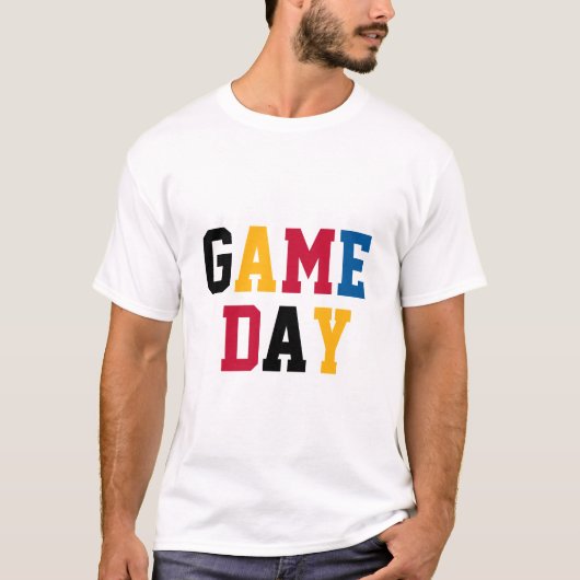 Gamedag T-shirt (Voorkant)