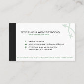 Gameday Business Card Visitekaartje (Achterkant)