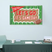 Gameday Football Party Banner Verjaardag Watch Par (Beurs)
