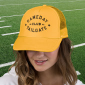 Gameday Tailgate Club Custom Yellow Football Trucker Pet