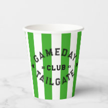Gameday Tailgate Club Green Stripe Custom Party