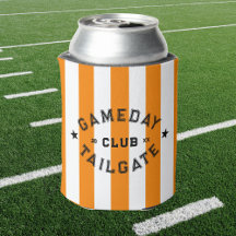 Gameday Tailgate Club Sinaasappel Stripe Custom Pa