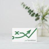 Gameday Wealth Management Business Card - White Visitekaartje (Staand voorkant)