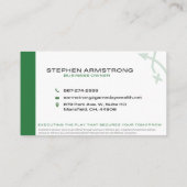 Gameday Wealth Management Business Card - White Visitekaartje (Achterkant)