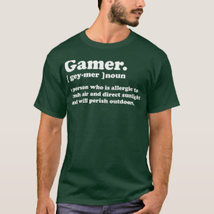 Gamedefinitie Funny Gaming Video Game T-shirt
