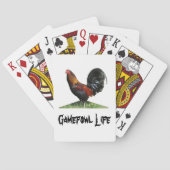 Gamefowl Life-speelkaarten Speelkaarten (Achterkant)
