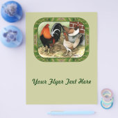 Gamefowl op het Boerderij Flyer (Enkel)