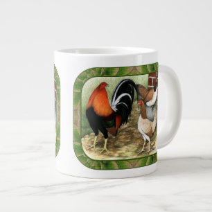 Gamefowl op het Boerderij Grote Koffiekop