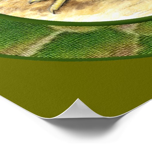 Gamefowl op het Boerderij Poster (Hoek)