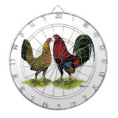Gamefowl Pair Dartbord (Voorkant)