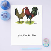 Gamefowl Pair Flyer (Enkel)