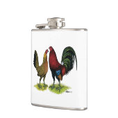 Gamefowl Pair Heupfles (Links)