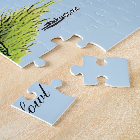 Gamefowl Pair Legpuzzel (Zijkant)