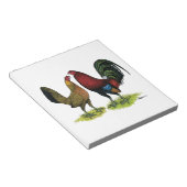 Gamefowl Pair Notitieblok (Schuin)