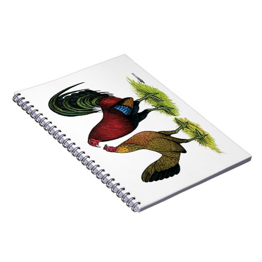 Gamefowl Pair Notitieboek (Rechterzijde)