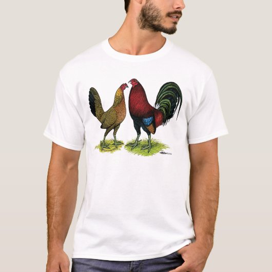 Gamefowl Pair T-shirt (Voorkant)