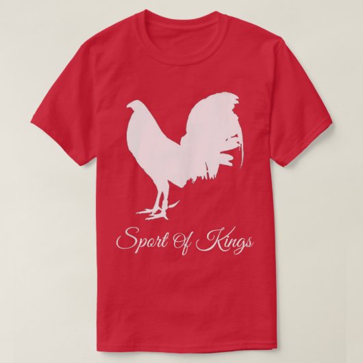 Gamefowl Rooster Gallegos wildkippen T-shirt (Design voorkant)