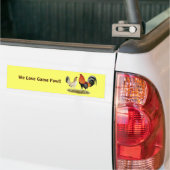 Gamefowl Wheatens Bumpersticker (Op Truck)