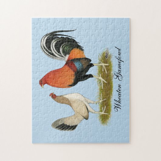 Gamefowl Wheatens Legpuzzel (Verticaal)