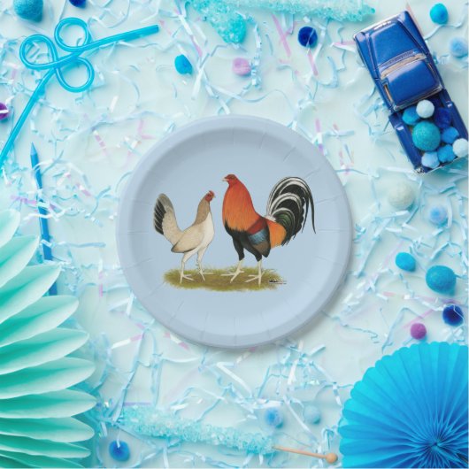 Gamefowl Wheatens Papieren Bordje (Feest)