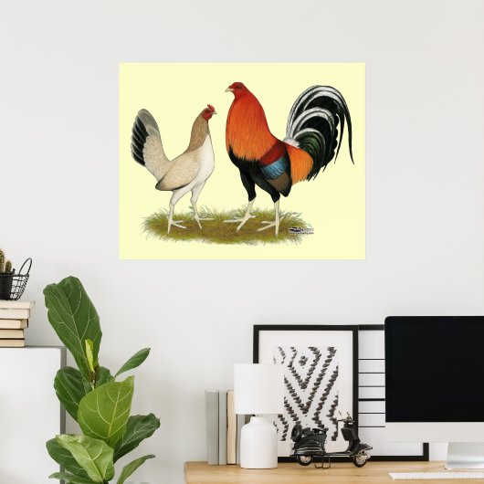 Gamefowl Wheatens Poster (Thuiskantoor)