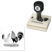 Gamefowl Wheatens Rubberstempel (Gestempeld)