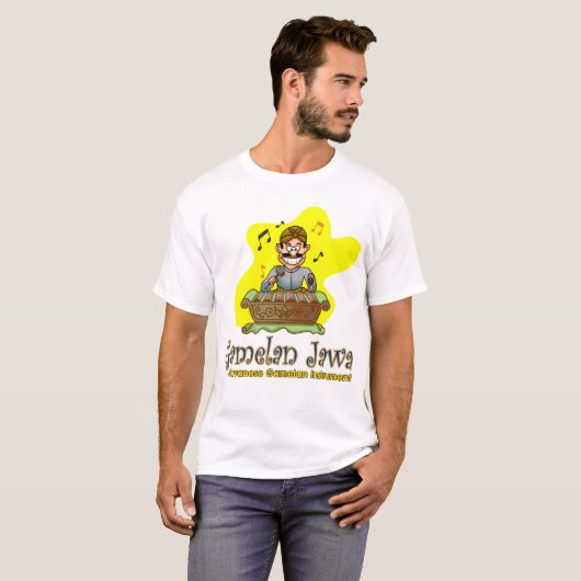Gamelan Jawa T-shirt (Voorkant volledig)