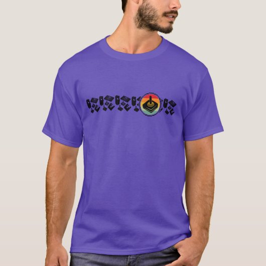 Gamen Arcade Game Videogaming Video Games Retro f T-shirt (Voorkant)