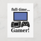 Gamen Gamer Grappig Briefkaart (Voorkant)