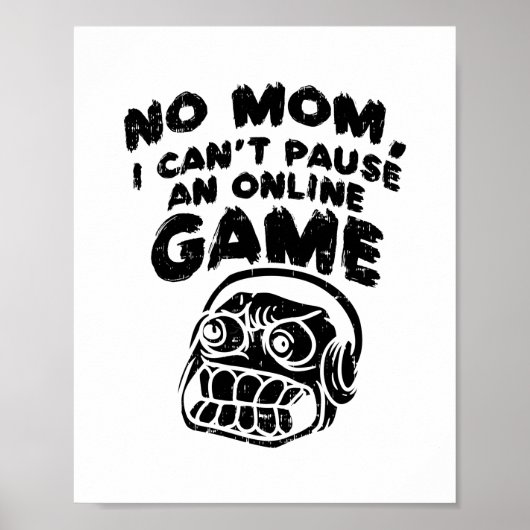 Gamen Gokken Cadeau Poster (Voorkant)