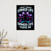 Gamen heeft mij gekozen poster (Keuken)