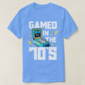 Gamen in het 70s Pinball Shirt voor mannen Retro A (Design voorkant)