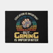 Gamen is belangrijk deurmat (Voorkant)