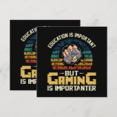 gamen is belangrijker (Voorkant / Achterkant)